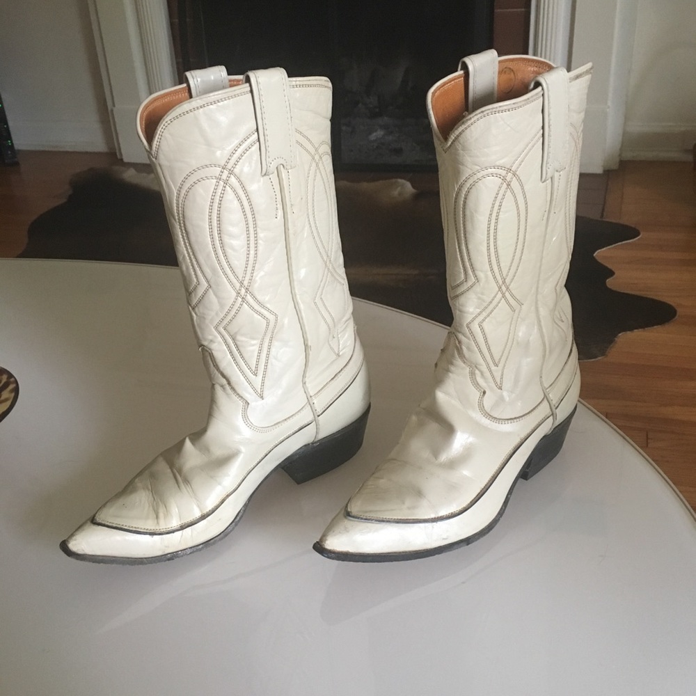 Justin Rockabilly Boho Vintage Cowboy Boots